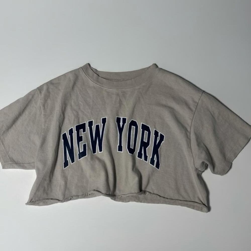 Brandy Melville John Galt Loose Crop Tee